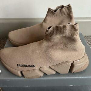 Balenciaga Sock Sneaker - Nude